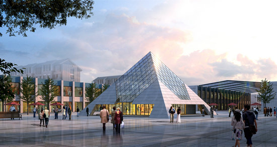 灵宝金字塔网架